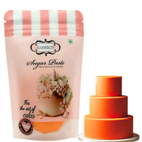 Fluorescent Orange Fondant | Edible Sugarpaste 250 Gm