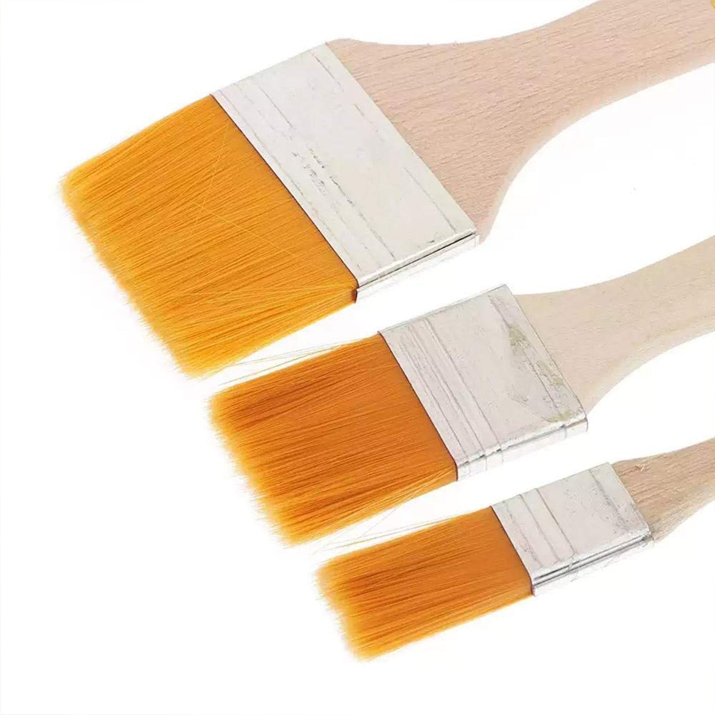 Flat brush for painting