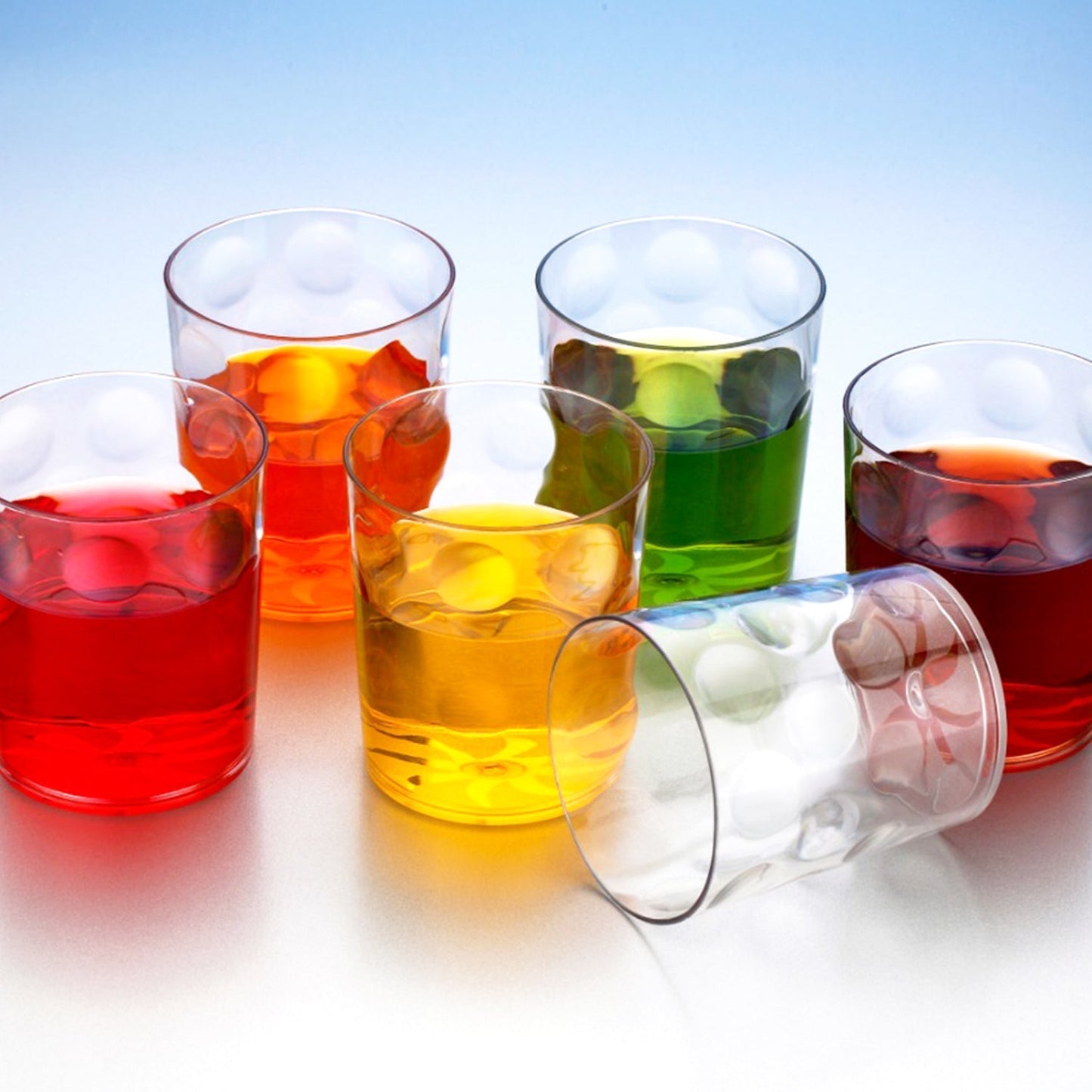 Multi Purpose Unbreakable Drinking Glass (Set of 6 Pieces) (300ml) - Springkart 
