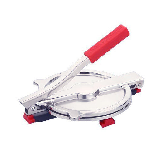 Manual Stainless Steel Puri Press Machine / Maker with Handle (6 inch) - Springkart 