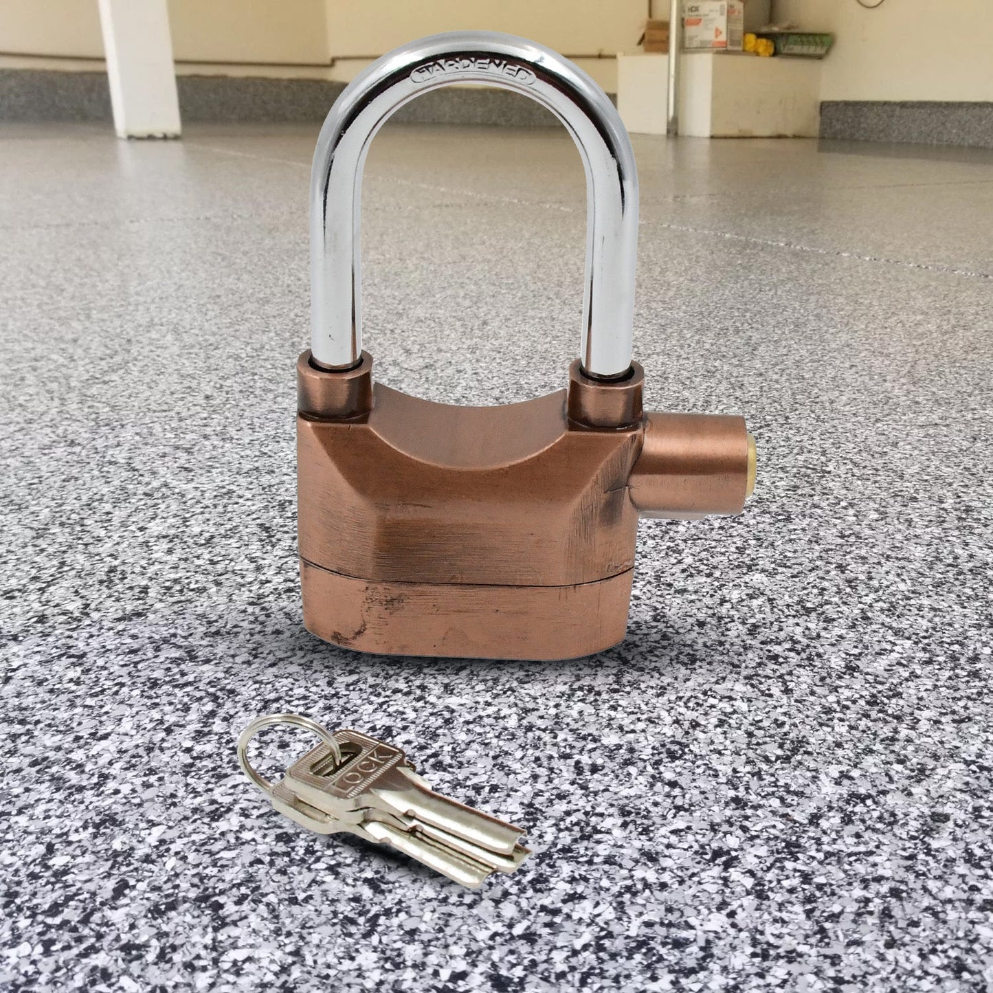 Security Alarm Metallic Lock System with 3 Keys (1 Set / Mix Color) - Springkart 