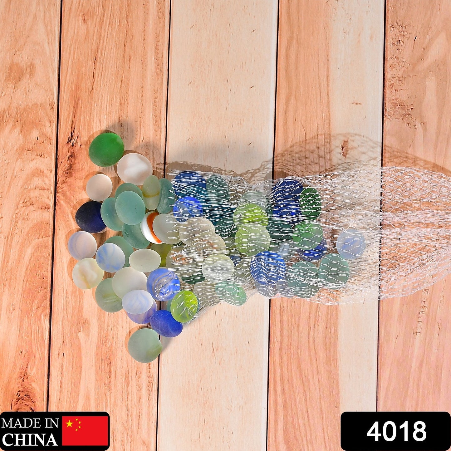 Glass Gem Stone, Flat Round Marbles Pebbles for Vase Fillers, Attractive pebbles for Aquarium Fish Tank. - Springkart 