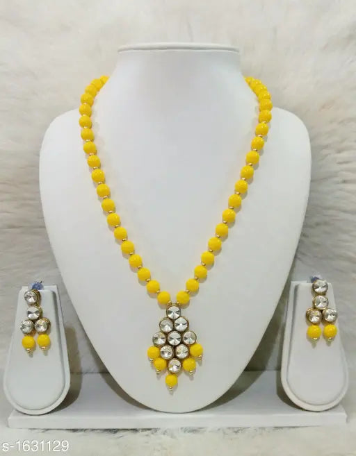 Women's Alloy Gold Plated Jewellery Set