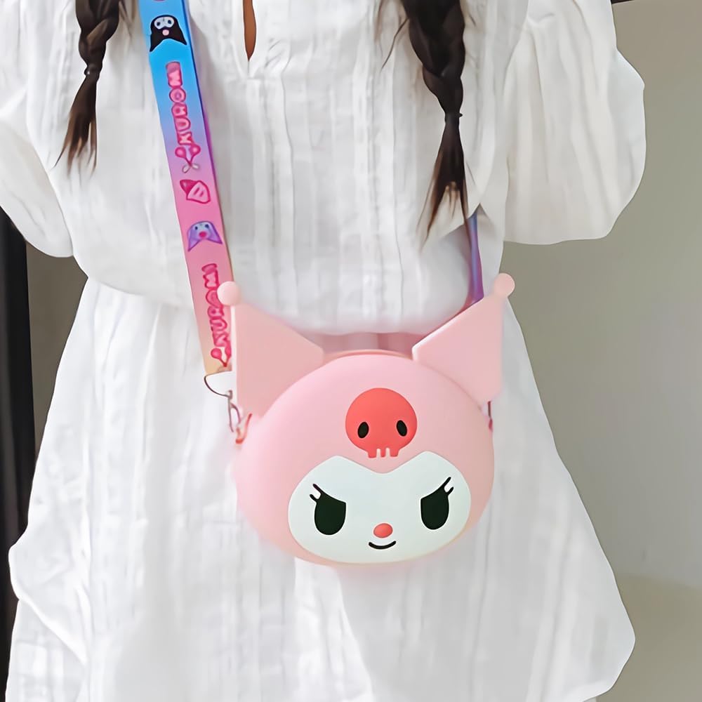 Cute Cartoon Girls' Backpack, Shoulder Bag / Purse, Portable, Mini Silicone Handbag Girls, Children's Bag/Purse for Girls Women, Gift Girls Bag Accessories (1 Pc Mix Color ) - Springkart 