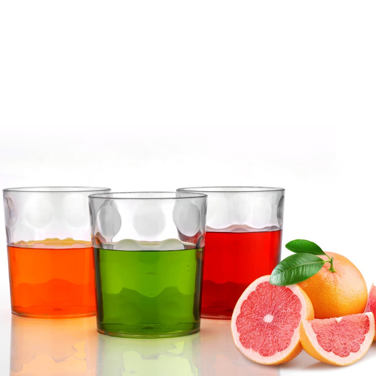 Multi Purpose Unbreakable Drinking Glass (Set of 6 Pieces) (300ml) - Springkart 