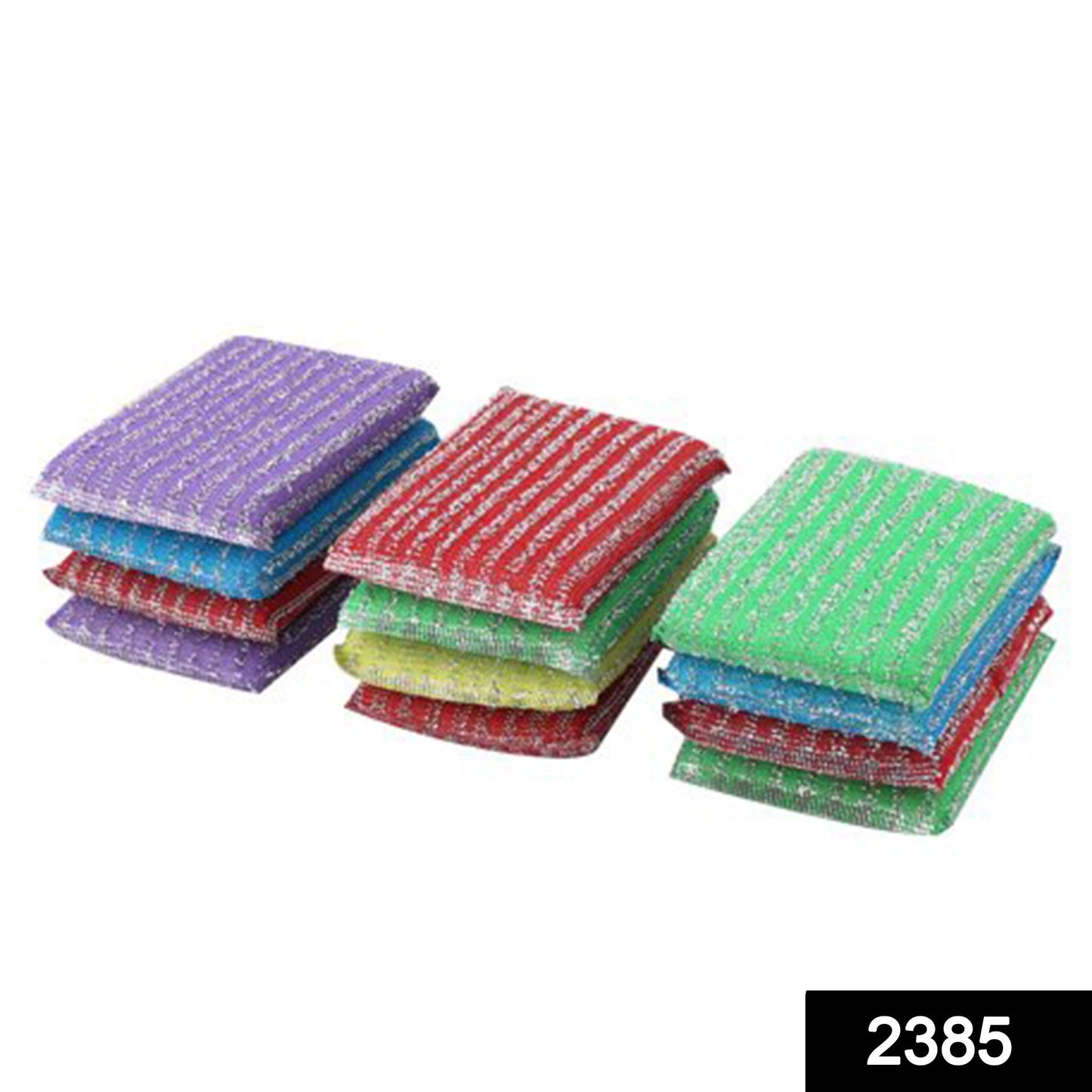 Scratch Proof Kitchen Utensil Scrubber Pad (Pack of 12) - Springkart 