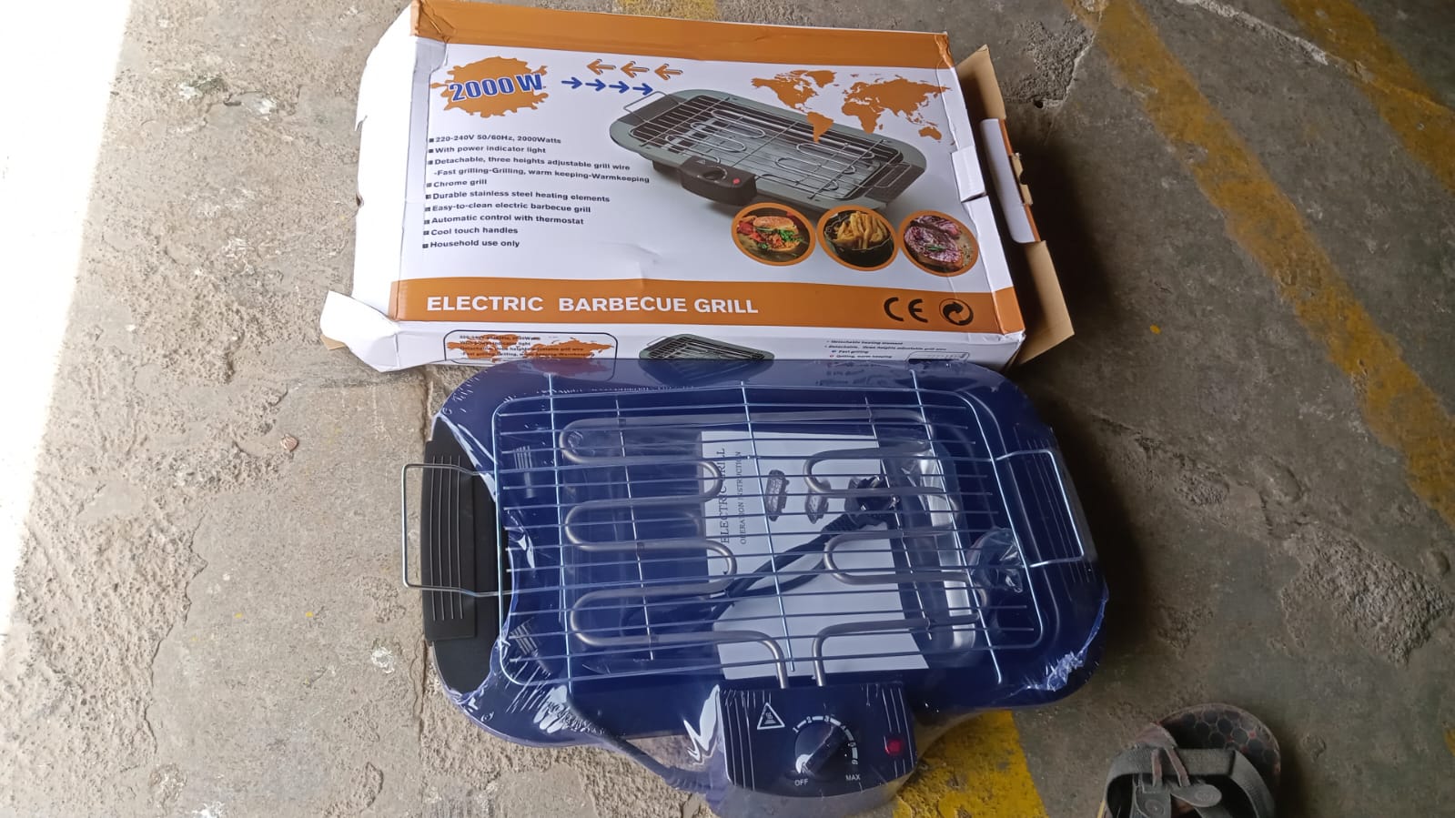 Electric Barbecue Grill 2000w (1 Pc) - Springkart 