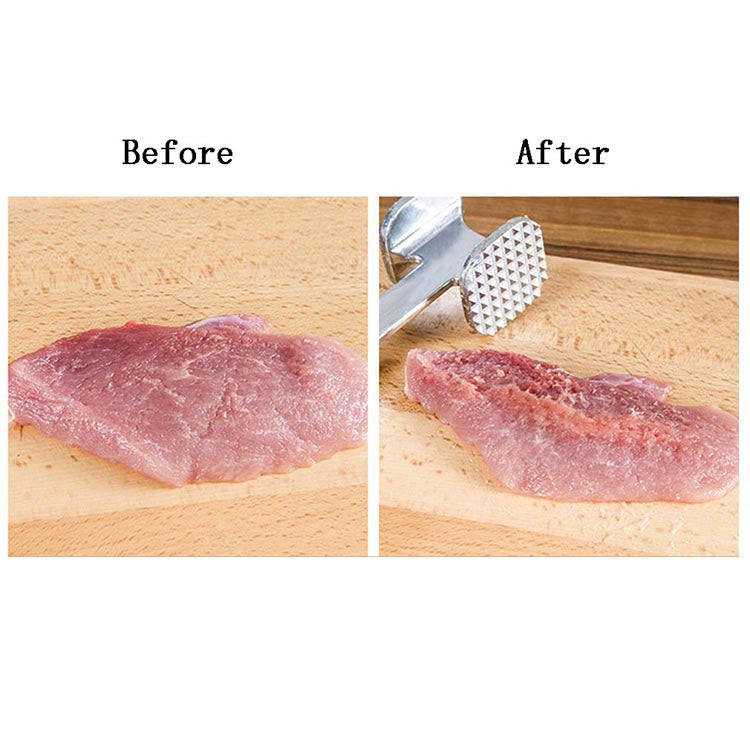 Professional Two Sided Beef / Meat Hammer Tenderizer - Springkart 
