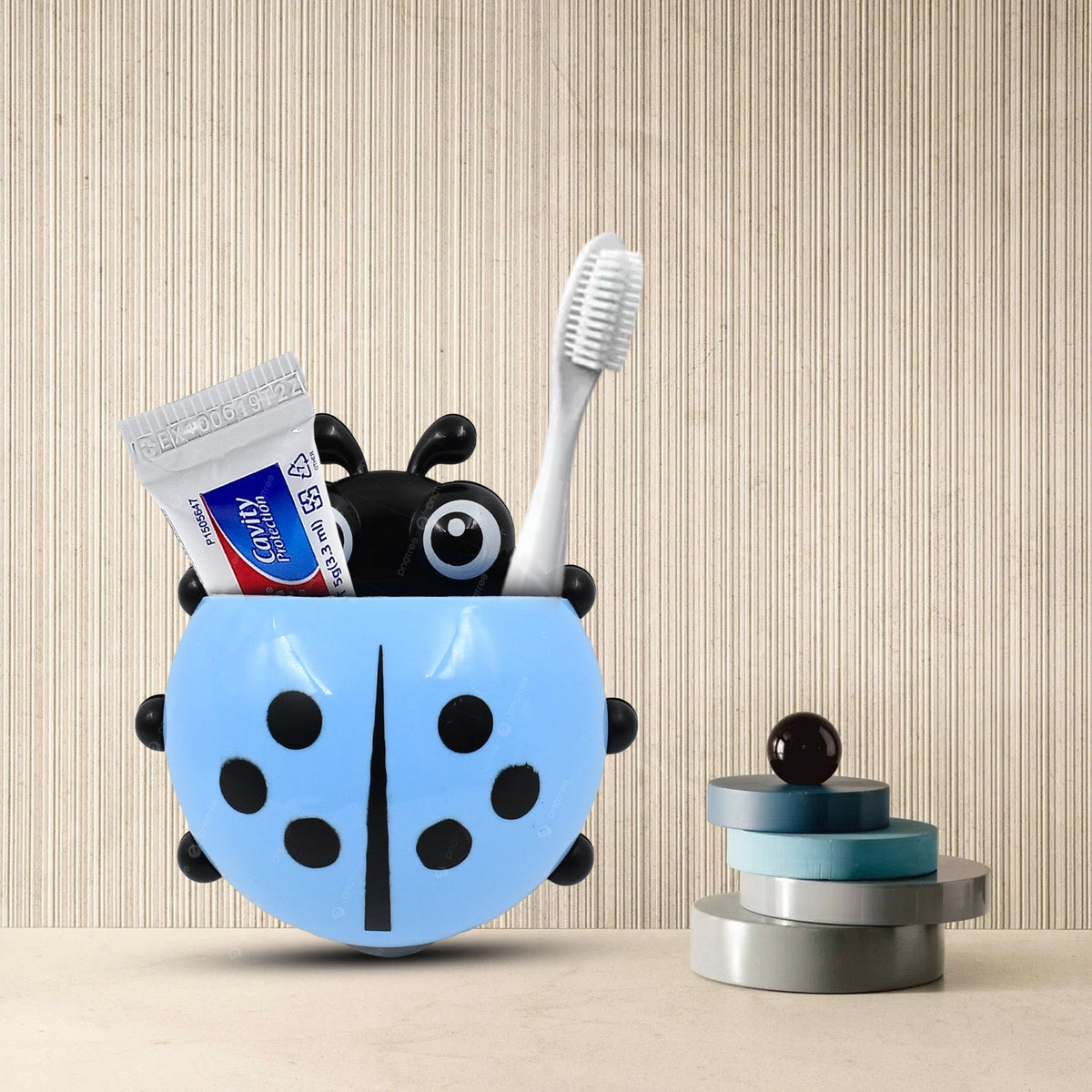 Ladybug Toothbrush Holder (1 Pc) - Springkart 