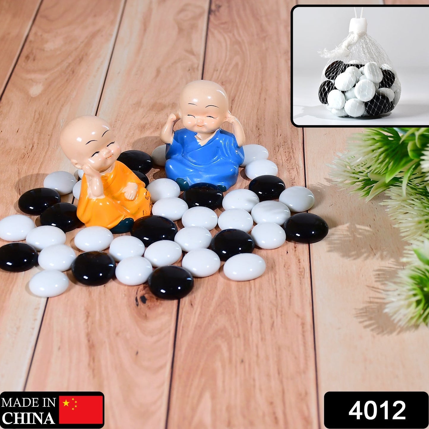 Glass Gem Stone, Flat Round Marbles Pebbles for Vase Fillers, Attractive pebbles for Aquarium Fish Tank. - Springkart 