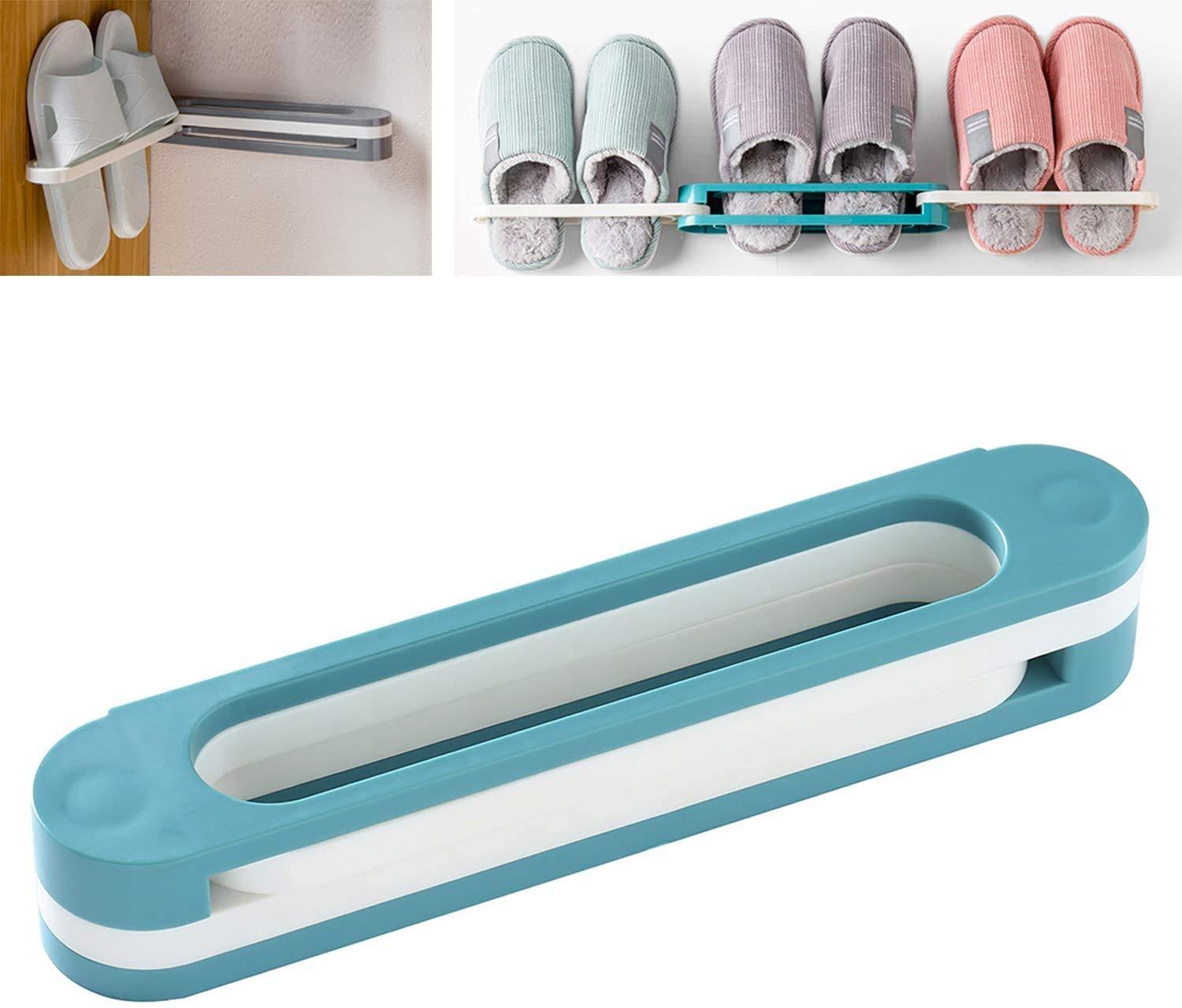 Multifunction Folding Slippers / Shoes Hanger Organizer Rack - Springkart 