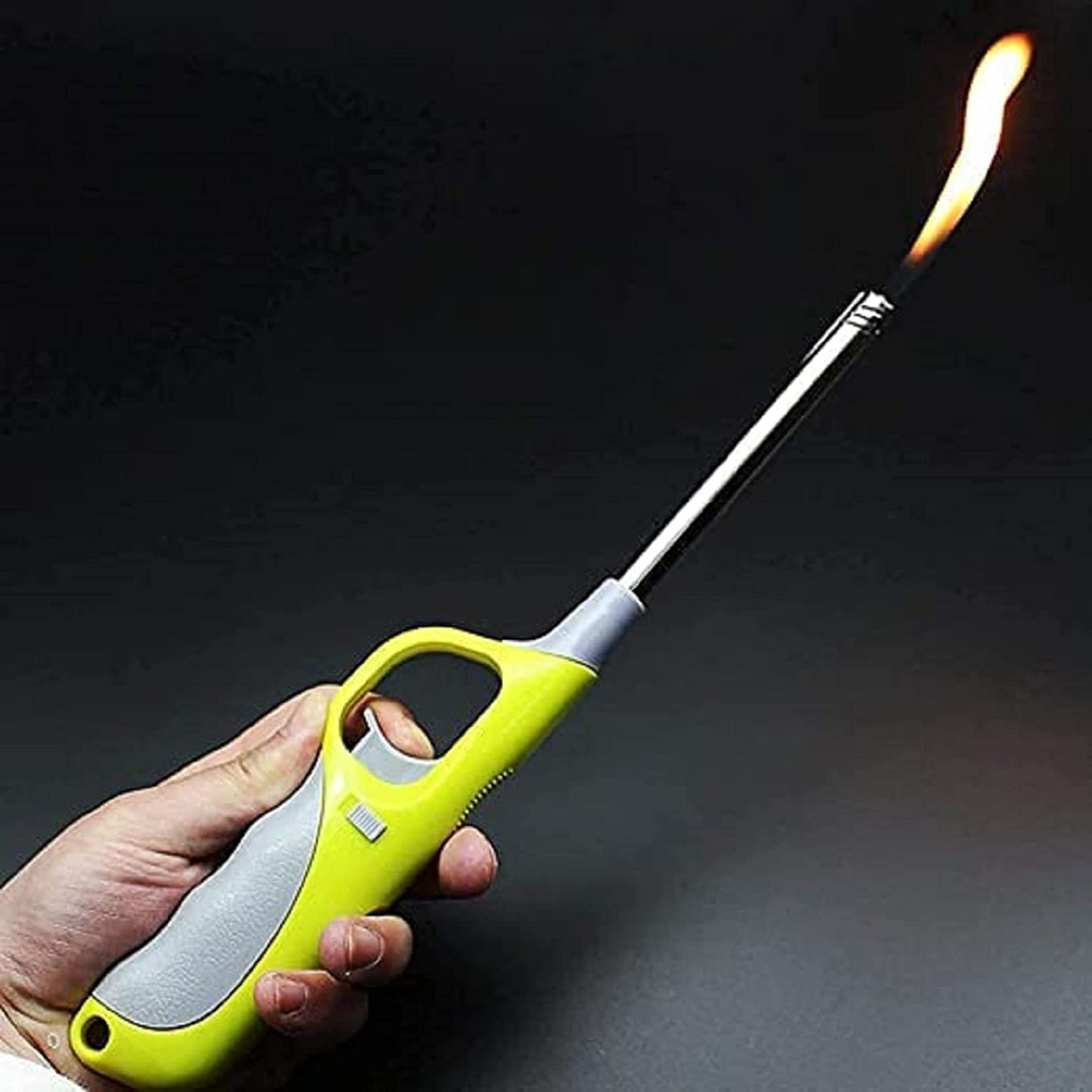 Plastic Flame & Gas refillable Lighter (Multicolour) - Springkart 