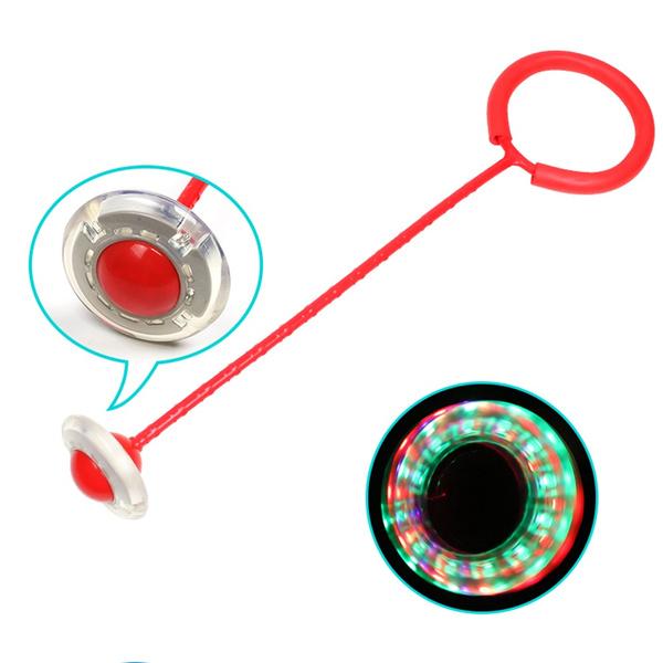 Led Light Flashing Jumping Ring Ankle Skipping Jump Rope for Kids - Springkart 