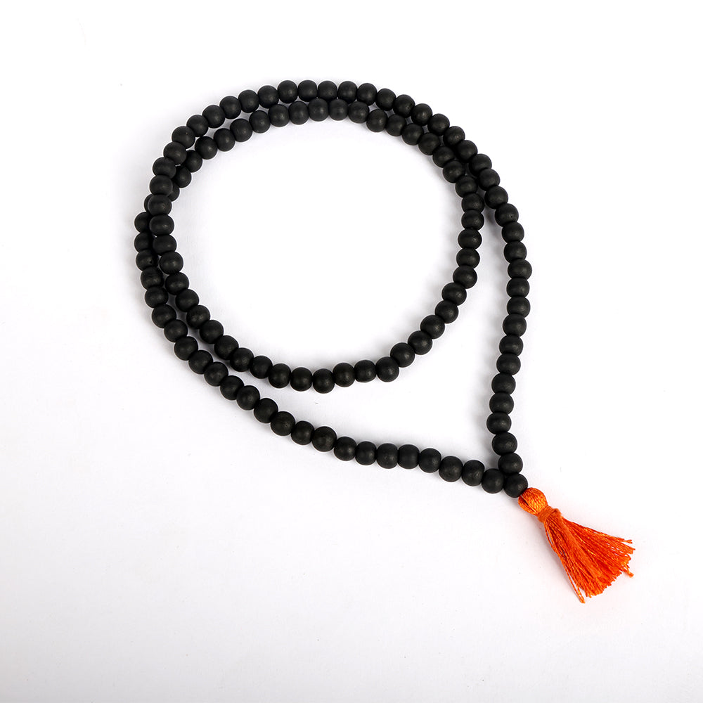 Govt. Lab Certified Original Ebony wood Karungali Mala.