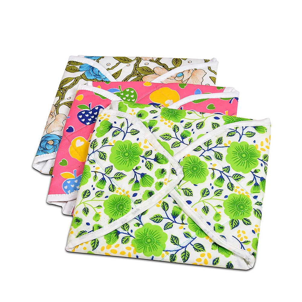 Square Hygienic Roti / Chapati Multi Print Design Cover - Springkart 