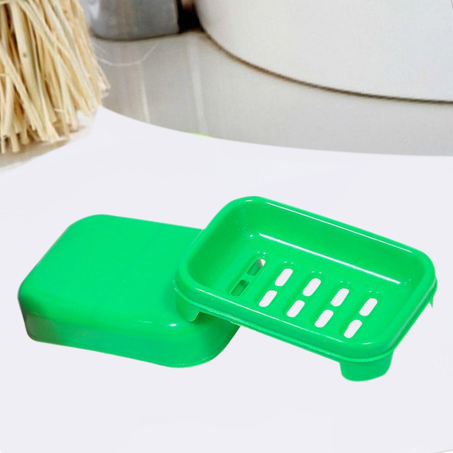 Covered Soap keeping Plastic Case for Bathroom use - Springkart 