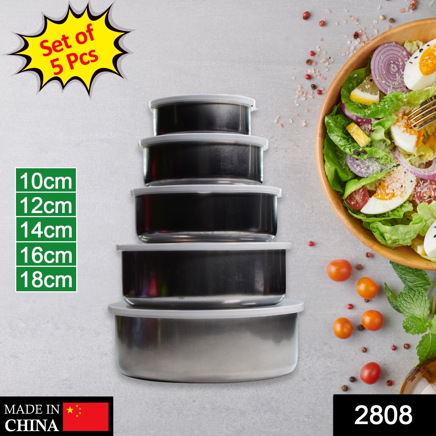 Stainless Steel Food Storage Airtight & Leak Proof Lunch Box - Springkart 
