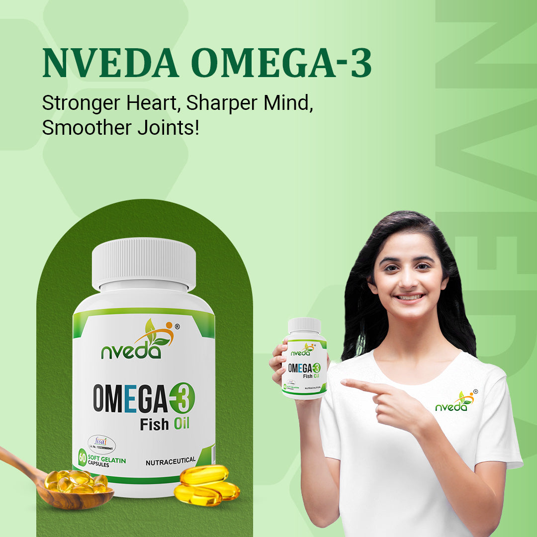Nveda Omega-3 Fish Oil - 60 Soft Gels