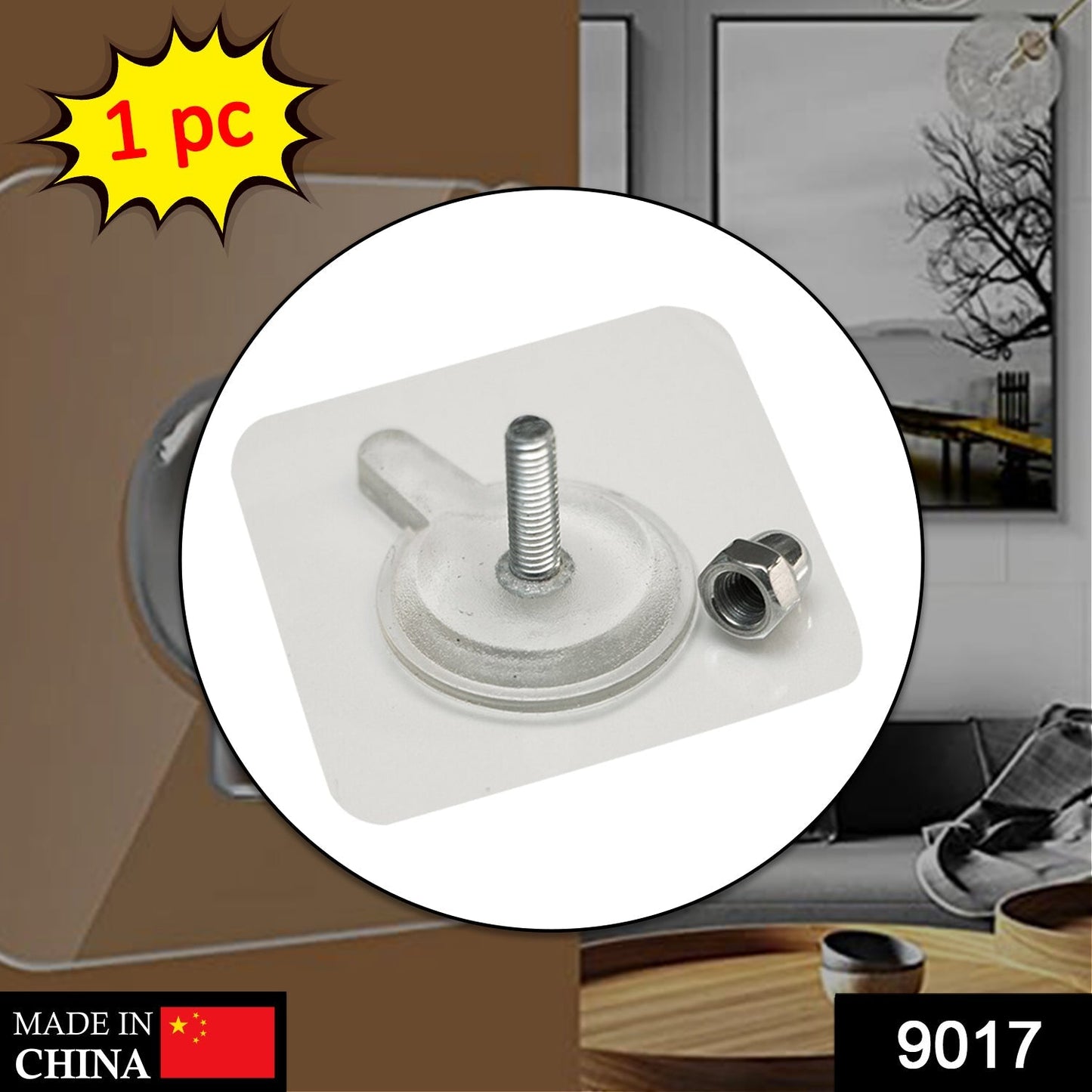 Adhesive Screw Wall Hook used in all kinds of places including household and offices for hanging and holding stuffs etc. - Springkart 