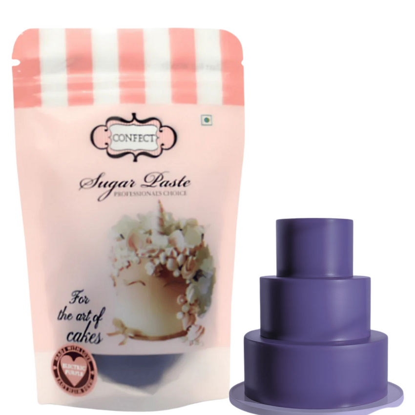 Electric Purple Fondant | Edible Sugarpaste 250 Gm