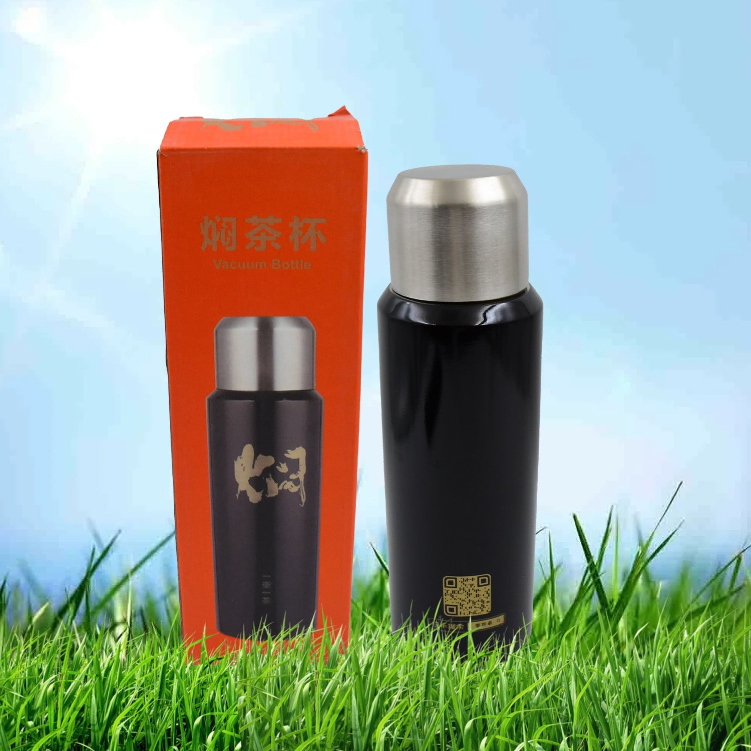 Double Walled Insulated Hot and Cold Water / Tea / Coffee Thermal Bottles (600 ML) - Springkart 
