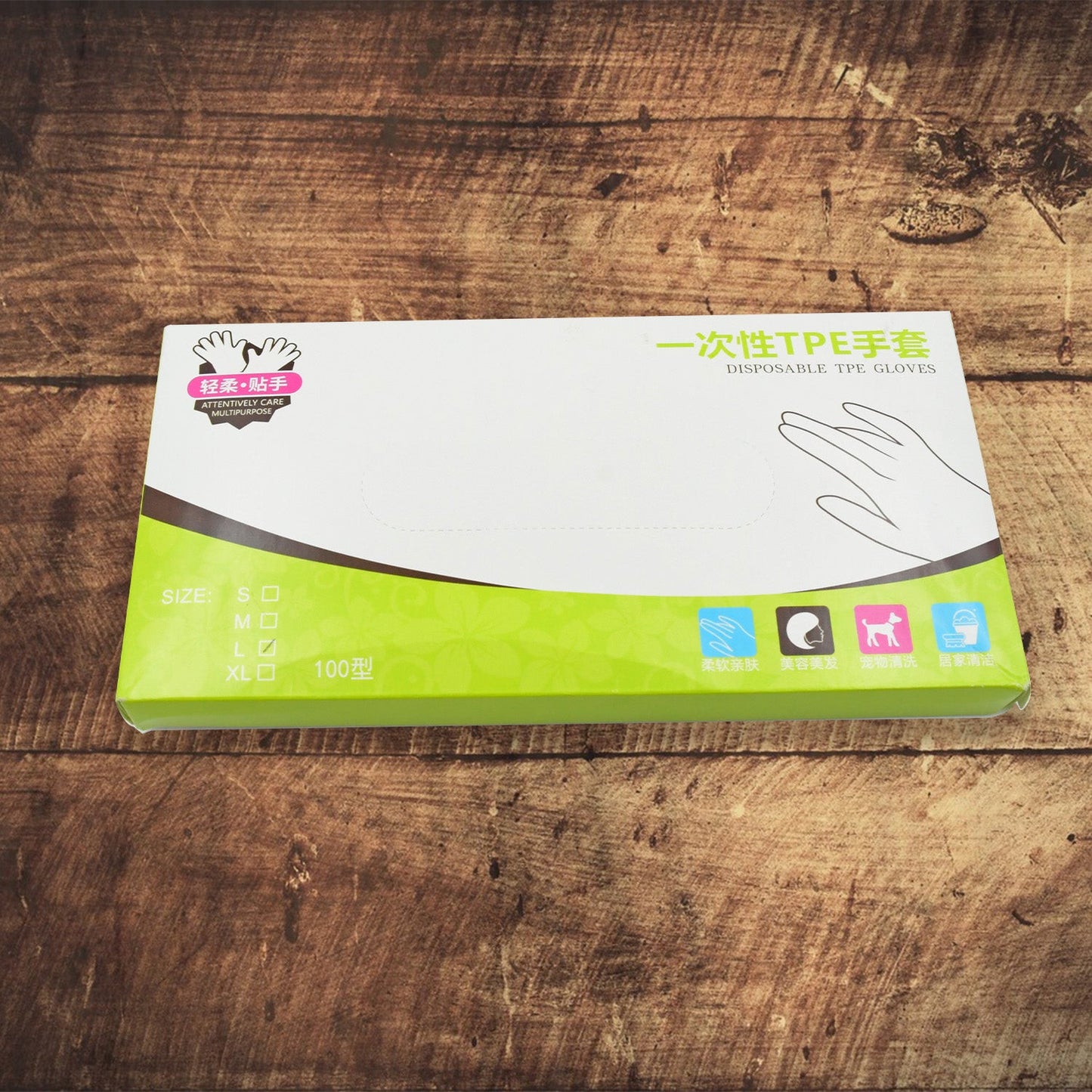 Large Disposable Gloves (100 Pcs): Clear Plastic, Multipurpose - Springkart 