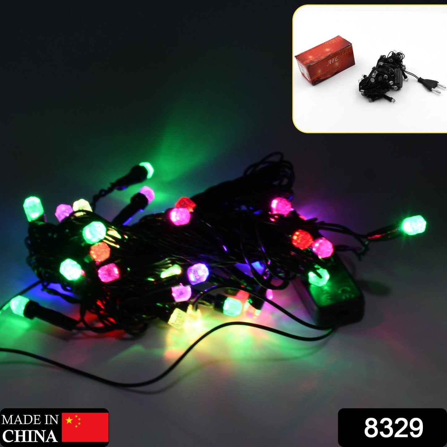 9Mtr Flower Design Home Decoration Electrical Series Light Home Decoration Diwali & Wedding LED Christmas String Light Indoor and Outdoor Light ,Festival Decoration Led String Light, Multi-Color Light (36L 9Mtr) - Springkart 
