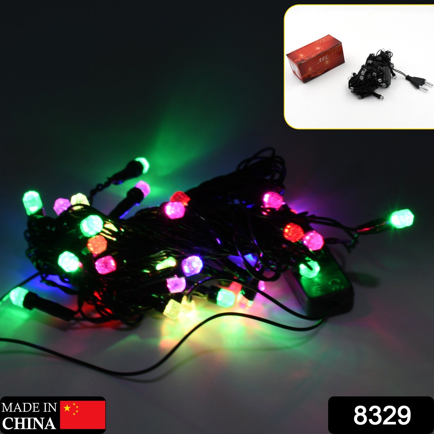 9Mtr Flower Design Home Decoration Electrical Series Light Home Decoration Diwali & Wedding LED Christmas String Light Indoor and Outdoor Light ,Festival Decoration Led String Light, Multi-Color Light (36L 9Mtr) - Springkart 
