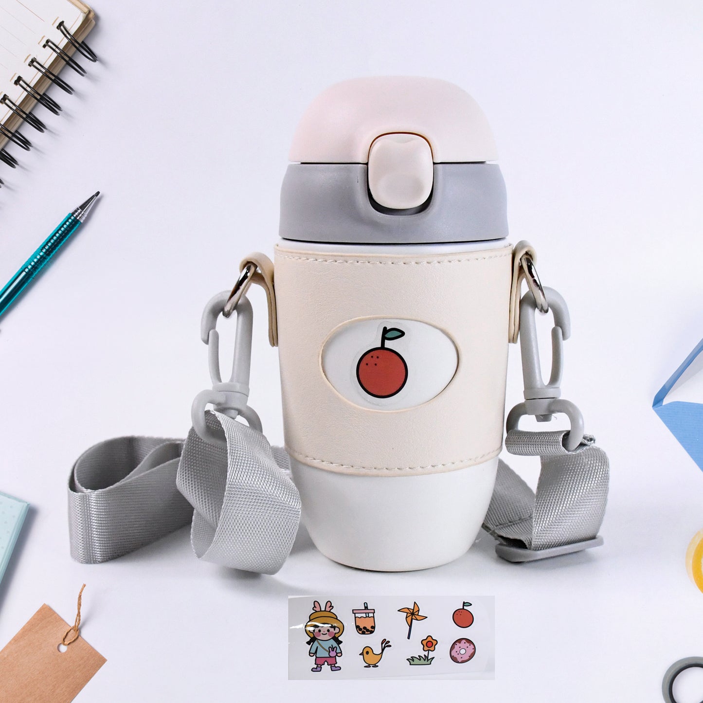 Stainless Steel Coffee Tean Bottle 350ml Insulated Water Bottle - Springkart 