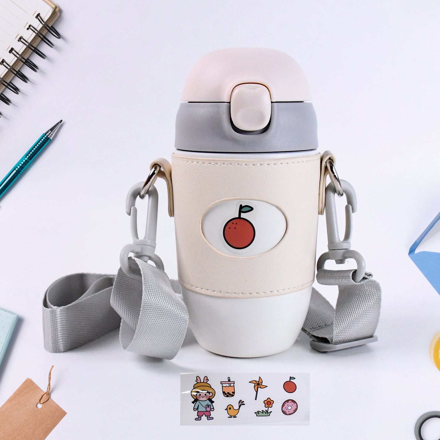 Stainless Steel Coffee Tean Bottle 350ml Insulated Water Bottle - Springkart 