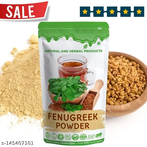 Pure & Natural Organic Herbal Fenugreek Powder - 100 Gram