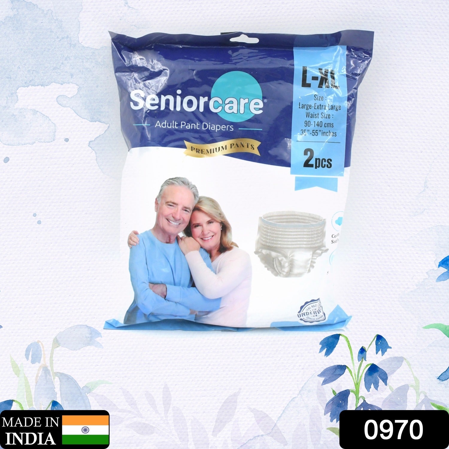 Senior Care Essentials: Large-XL Adult Diaper Pants (Waist 90-140cm) - Springkart 