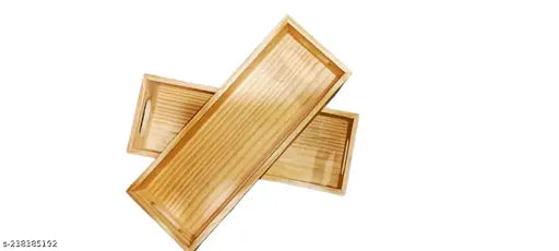 Wooden serving tray serving tray set of 2pcs