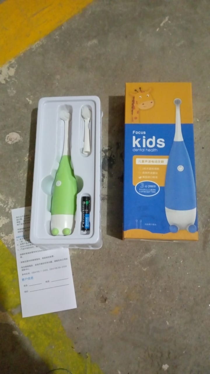 Adult Waterproof Electric Toothbrush (1 Pc / Battery Operated / Mix Colour) - Springkart 