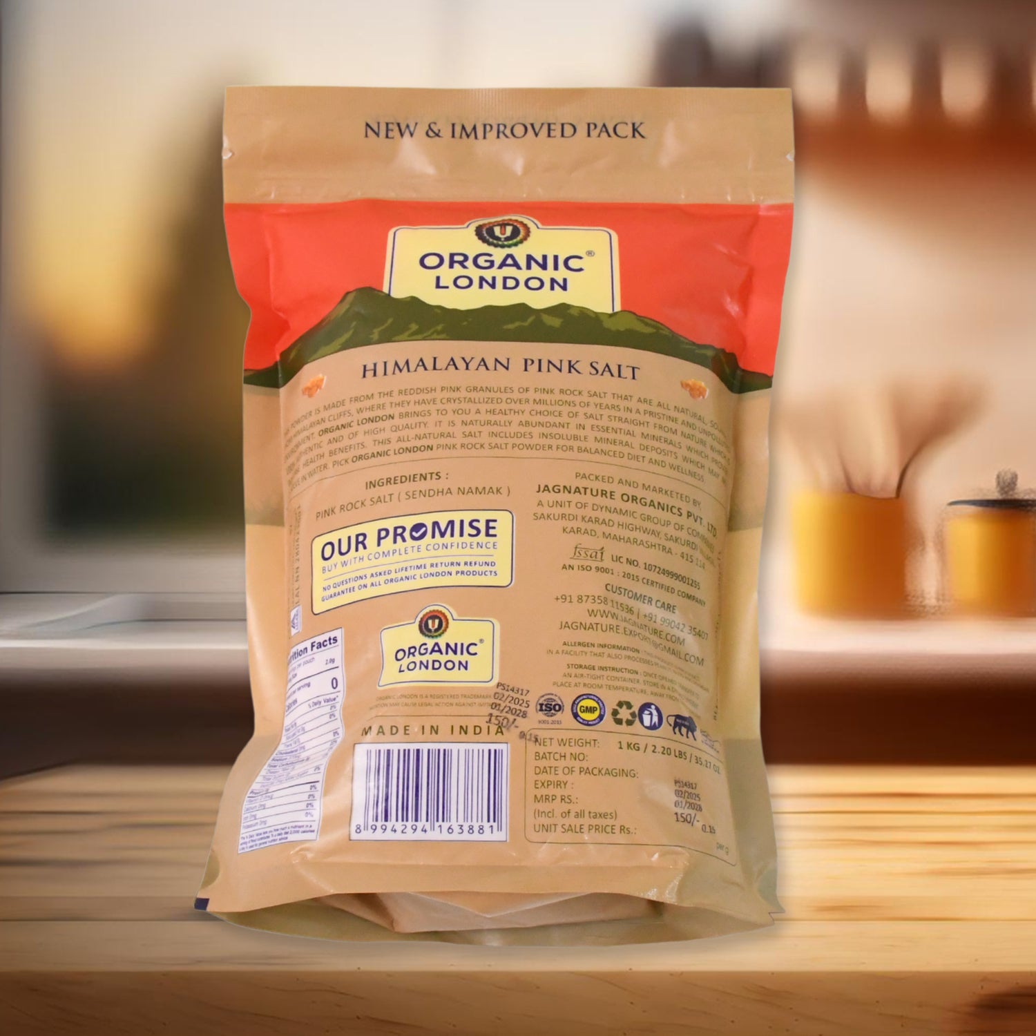 Organic Himalayan Pink Salt (1 Kg) - Springkart 