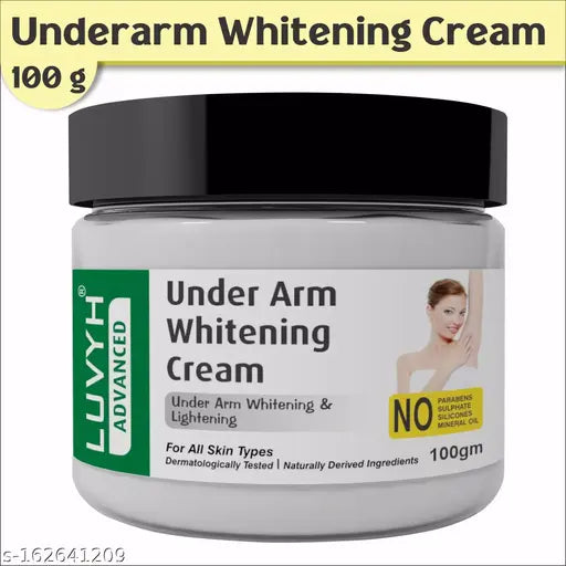 Luvyh Underarms Cream 100 Gm  Whitening Cream