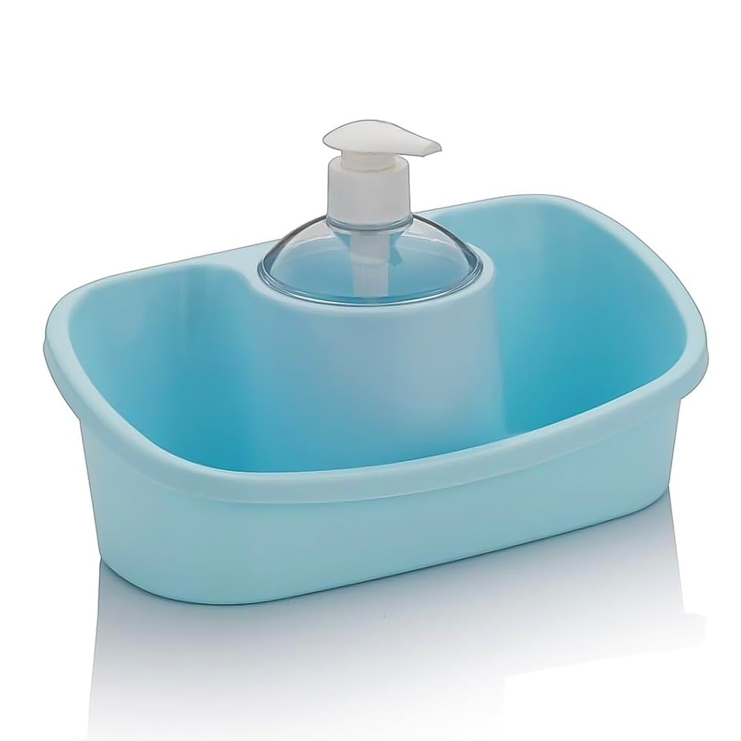 3 In 1 Hand Wash Liquid Soap Dispenser With Sponge Holder (1 Set) - Springkart 