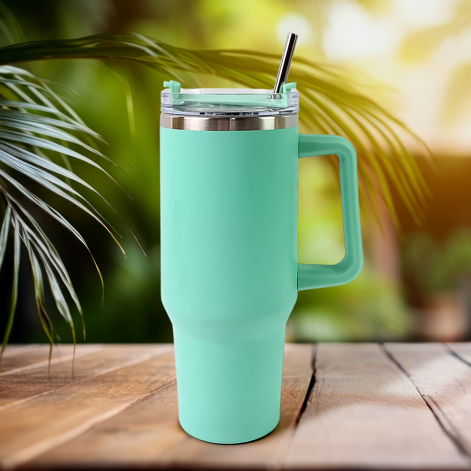 1200 Ml Insulated Tumbler With Lid And Straw Thermal Cope Beer (1200ml 1 Pc) - Springkart 
