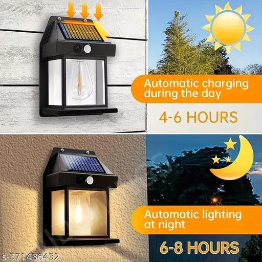 Solar Wall Lights Outdoor, Wireless Dusk to Dawn Porch Lights Fixture - Springkart 