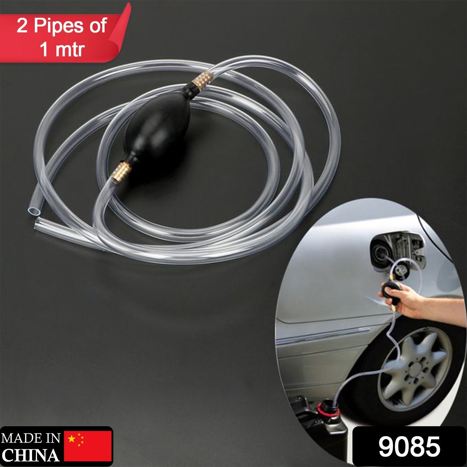 Fuel Transfer Pump Kit. Flow Hand Pump Portable Manual Car Fuel Transfer Pump for Petrol Diesel Oil Liquid Water Fish Tank. - Springkart 
