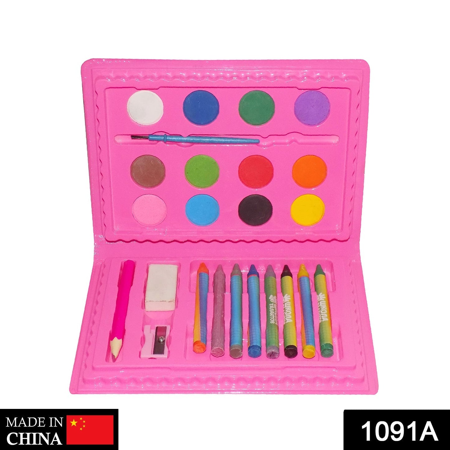 Coloring Combo Colors Box Color Pencil, Crayons, Water Color, Sketch Pens (Set of 24) - Springkart 