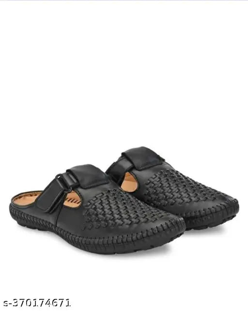 Martin Scott Italian fashion Stylish Sandal for Mens-Black