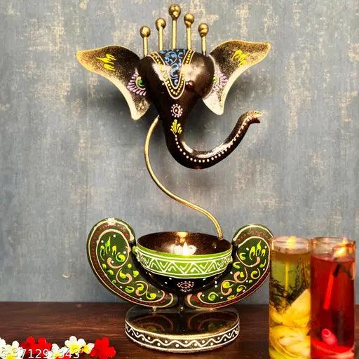 Ganesha Tea Light Candle Table Decor