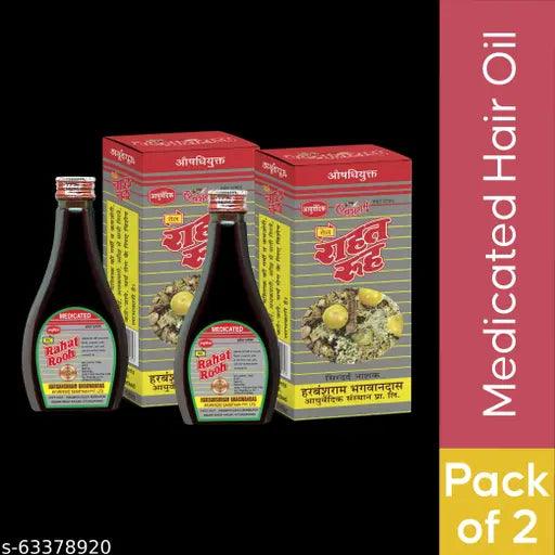 Harbanshram Rahat Rooh Medicated Oil 400 ml (200ml x 2)