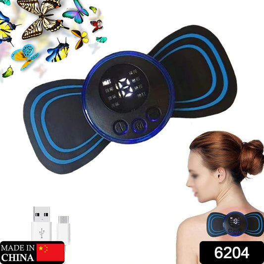 6204 Portable Usb Neck Massager Electric Neck Massager Automatic Massage Enhancer Mini Cervical Massager Ems Lymphatic Drainage Massage With Cable - Springkart 