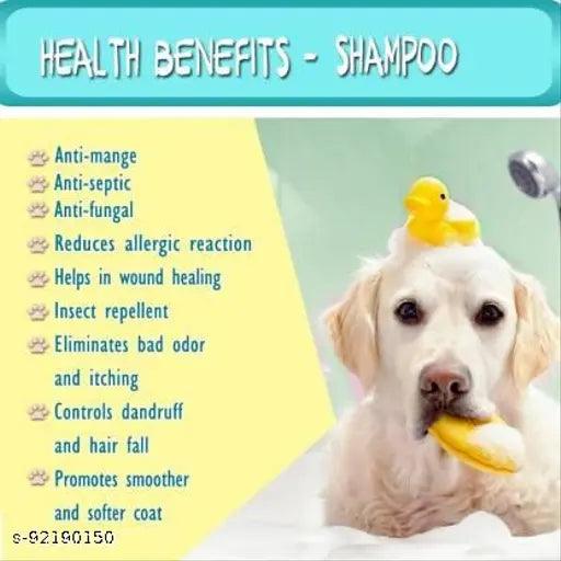 Breedo (Combo of 3) Dog Flea-Tick Shampoo + Anti-Itch Shampoo 500 ml + 100 ml Spray Allergy Relief, Conditioning, Anti-fungal, Anti-microbial, Anti-itching, Anti-dandruff Natural Dog Shampoo (600 ml)