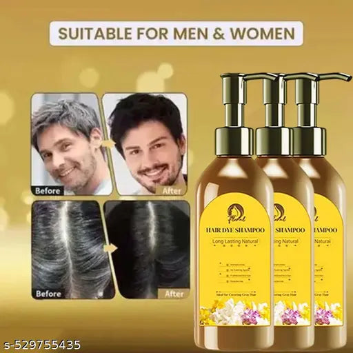 Hot Sale 49% Off笨ｨ Long Lasting Natural Hair Dye Shampoo 250ML Pack Of 3