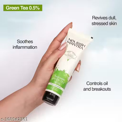 Nourish Mantra- Green Tea Tatva Face Wash (100 ml)