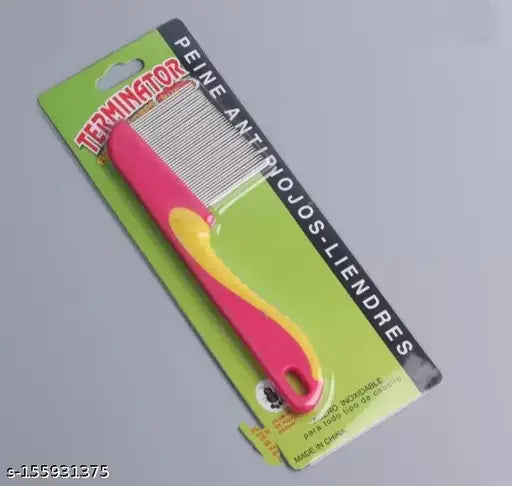 Stainless Steel Lice Terminator Fine Egg Nit Lice Egg Removal Comb For Women Lice Comb Hair Women Scalp Louse And Eggs Remover - Springkart 