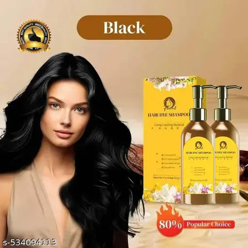 Hot Sale 49% Off笨ｨ Long Lasting Natural Hair Dye Shampoo 250ML Pack Of 2